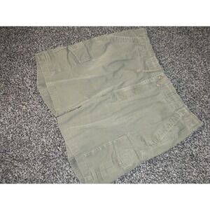Tommy Bahama Shorts Mens M Army Green Cargo Drawstring Zip Hiking Gorpcore Skate